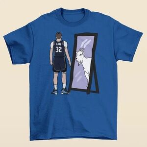 NEW Cooper Flagg Mirror GOAT Dallas Basketball T-Shirt